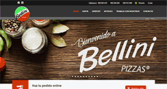 Desktop Screenshot of bellinipizzas.com