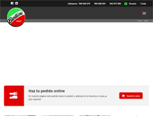 Tablet Screenshot of bellinipizzas.com